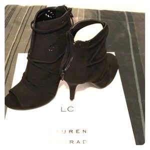 Lauren Conrad Black peep toe heels. Brand new!